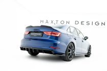Audi A3 Sedan 8V (Version with dual exhaust tips on one side) 2013-2016 Diffuser Maxton Design
